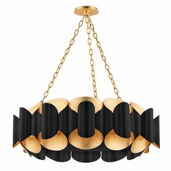 Banks Chandelier (57|8534-GL/BK)