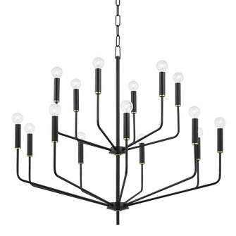 Bailey Chandelier (6939|H516815-AGB/SBK)