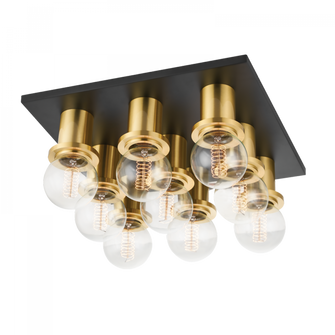 Brandi Flush Mount (6939|H526509-AGB/SBK)