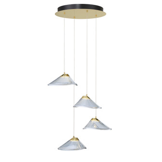 Sneer - 4 Light LED Pendant (77|P5403-718-L)