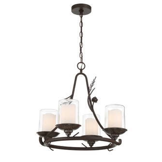 Ponderosa Ridge - 4 Light Outdoor Chandelier (10|2754-694)