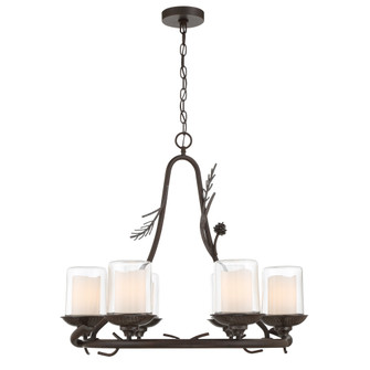 Ponderosa Ridge - 6 Light Outdoor Chandelier (10|2756-694)