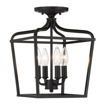 Laurel Estate - 4 Light Foyer Semi Flush (10|4445-66A)