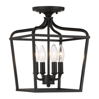 Laurel Estate - 4 Light Foyer Semi Flush (10|4445-66A)