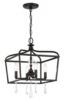 Laurel Estate - 4 Light Foyer Semi Flush (10|4447-66A)