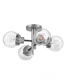 Medium Semi-flush Mount (87|40693BK-BN)