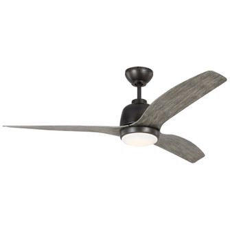 Avila 54'' Dimmable Integrated LED Indoor/Outdoor Aged Pewter Ceiling Fan with Light Kit (6|3AVLR54AGPD)