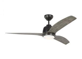 Avila 54'' Dimmable Integrated LED Indoor/Outdoor Aged Pewter Ceiling Fan with Light Kit (6|3AVLR54AGPD)