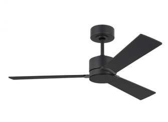 Rozzen 44'' Indoor/Outdoor Midnight Black Ceiling Fan with Handheld Remote Control (6|3RZR44MBK)