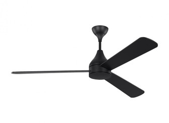 Streaming Smart 60'' Dimmable Indoor/Outdoor Integrated LED Black Ceiling Fan (6|3STMSM60MBKD)