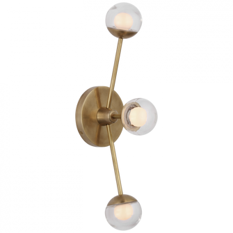 Alloway 19'' Triple Linear Sconce (279|KS 2230SB-CG)