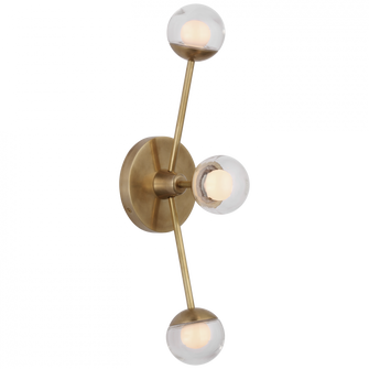 Alloway 19'' Triple Linear Sconce (279|KS 2230SB-CG)
