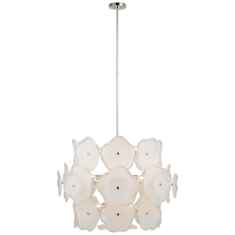 Leighton Large Barrel Chandelier (279|KS 5067PN-CRE)