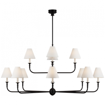 Piaf Grande Two-Tier Chandelier (279|TOB 5453AI/EBO-L)