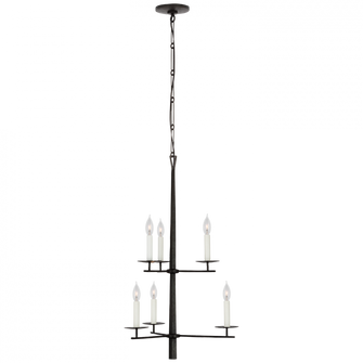 Arnav Small  Two-Tier Entry  Chandelier (279|IKF 5720AI)