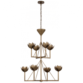 Alberto Medium Two Tier Chandelier (279|JN 5005ABL)