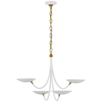 Keira Medium Chandelier (279|TOB 5780WHT/HAB)