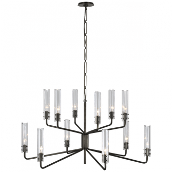 Casoria Large Two-Tier Chandelier (279|ARN 5484BZ-CG)