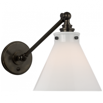 Parkington Single Library Wall Light (279|CHD 2525BZ-WG)
