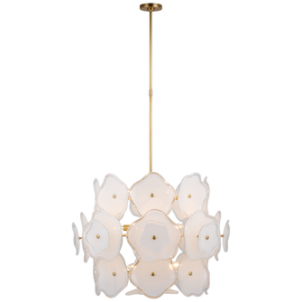 Leighton Large Barrel Chandelier (279|KS 5067SB-CRE)