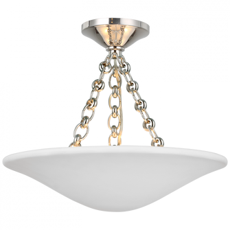 Mollino 16'' Semi Flush Mount (279|ARN 4425PN-PW)