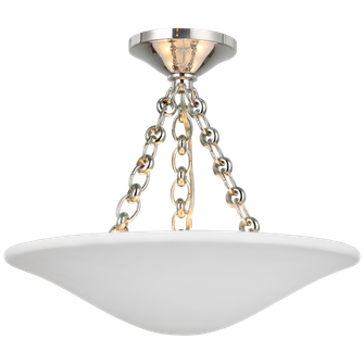 Mollino 16'' Semi Flush Mount (279|ARN 4425PN-PW)