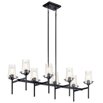 Linear Chandelier 8Lt (2|43696BK)