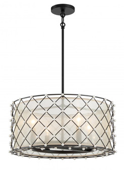 Sheer Elegance - 4 Light Semi Flush/Pendant (10|2864-66A)