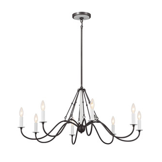 Freesia 38'' 8 Light Chandelier Anvil Iron (2|52456AVI)