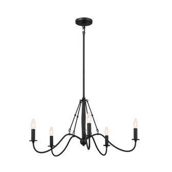 Chandelier 5Lt (2|52455BKT)