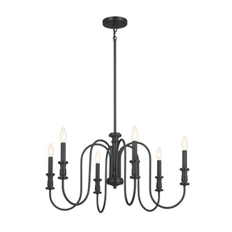 Chandelier 6Lt (2|52470BK)