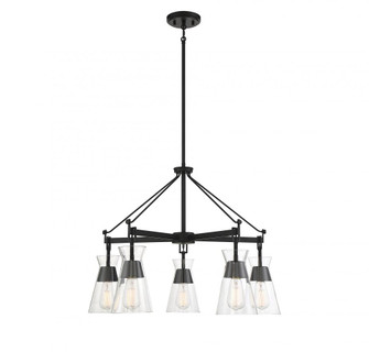 Lakewood 5-Light Chandelier in Matte Black (128|1-1832-5-89)