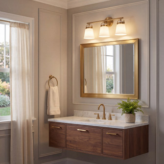 Kaden 3-Light Bathroom Vanity Light in Warm Brass (128|8-1627-3-322)