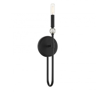 Dawson 1-Light Wall Sconce in Matte Black (128|9-1916-1-89)