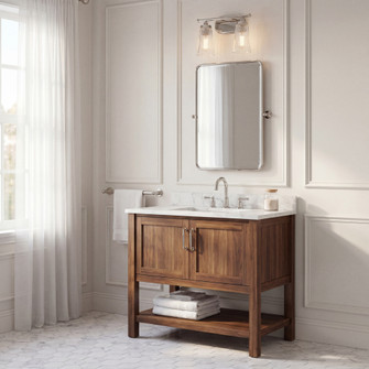 Chantilly 2-Light Bathroom Vanity Light in Polished Nickel (128|8-1745-2-109)