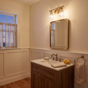 Chantilly 2-Light Bathroom Vanity Light in Warm Brass (128|8-1745-2-322)