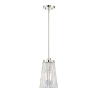 Chantilly 1-LightÃ‚Â Pendant in Polished Nickel (128|7-1742-1-109)