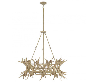 Daniels 8-Light Chandelier in Natural Antler (128|1-1760-8-198)