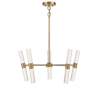 Arlon 10-Light LED Pendant in Warm Brass (128|7-1732-10-322)