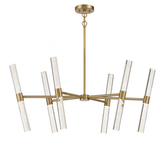 Arlon 12-Light LED Chandelier in Warm Brass (128|1-1733-12-322)