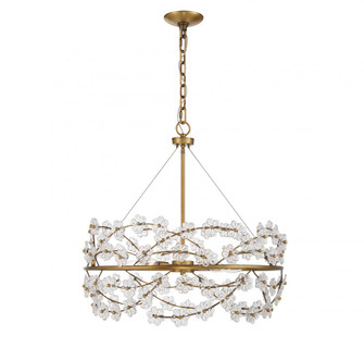 Camille 5-Light Chandelier in Warm Brass (128|1-1727-5-322)