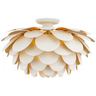 Cynara XL Flush Mount (279|CHC 4164WHT/G)
