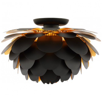 Cynara Large Flush Mount (279|CHC 4163MBK/G)