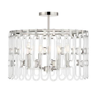 Charming - 4 Light Pendant/Semi Flush (77|P5384-613)