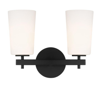 Colton 2 Light Black Sconce (205|COL-102-BK)