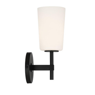 Colton 1 Light Black Sconce (205|COL-101-BK)