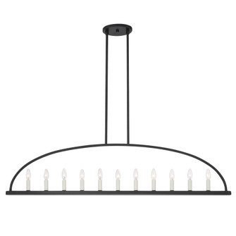 Abbott 54'' Black Linear Chandelier (205|ABB-3009-BK)