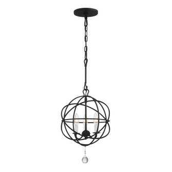 Solaris 3 Light Black Mini Chandelier (205|9225-BK)