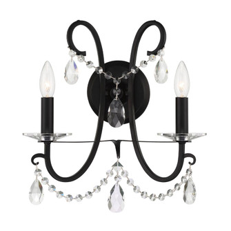 Othello 14'' Matte Black Sconce (205|6822-MK-CL-MWP)
