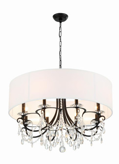 Othello 8 Light Matte Black Chandelier (205|6628-MK-CL-MWP)